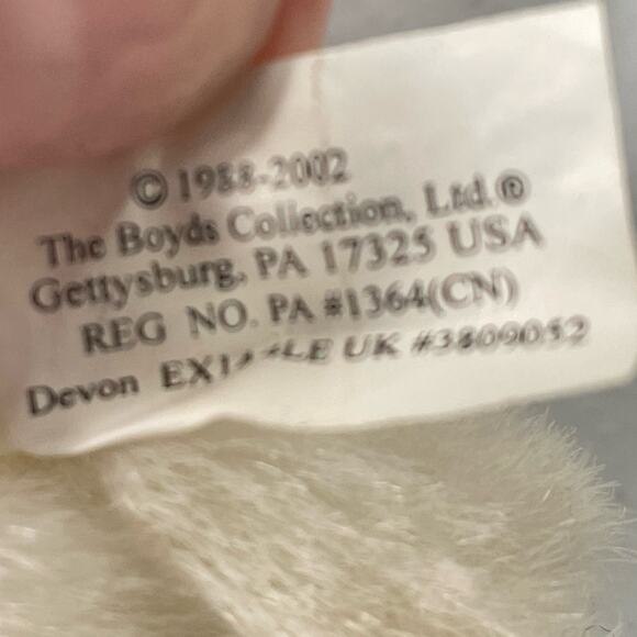 Boyds Bears Mini Message 3.5" Thinkin of Ya Love Ya Red Heart Sweater #3809052 - Picture 6 of 6